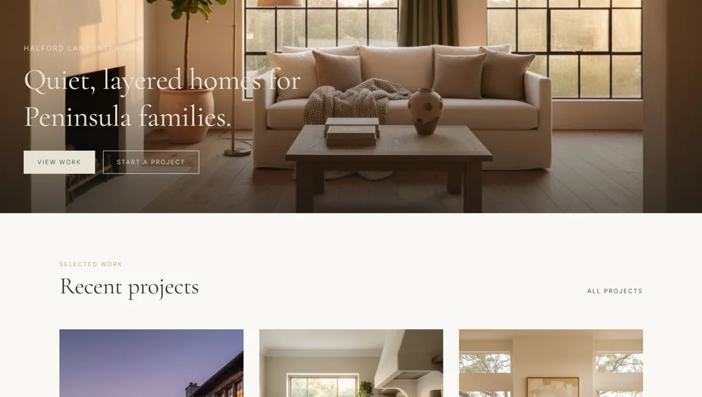Halford Lane Interiors Template